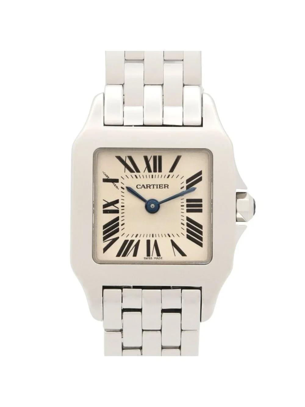 Cartier Watch Santos Demoiselle SM Ivory Stainless Steel